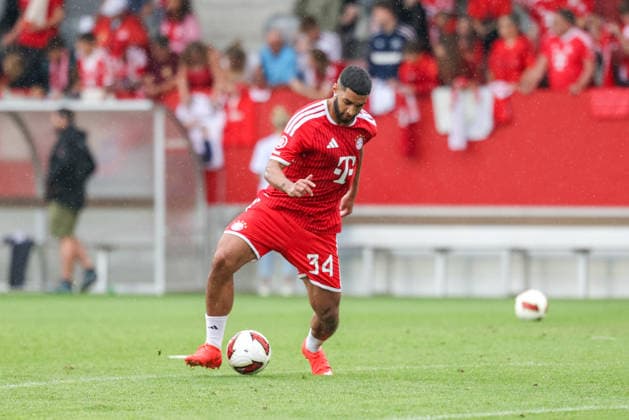Ismael Saibari (FC Bayern Muenchen, 34) mit Ball, GER, Allianz FC Bayern Muenchen Team Day, Fussball, Saison 2026 2027, 17.08.2026, GER, Allianz FC Bayern Muenchen Team Day, Fussball, Saison 2026 2027, 17.08.2026 Muenchen *** Ismael Saibari, FC Bayern Munich, 34, with the ball, GER, Allianz FC Bayern Munich Team Day, soccer, 2026–2027 season, August 17, 2026, GER, Allianz FC Bayern Munich Team Day, soccer, 2026–2027 season, August 17, 2026, Munich Copyright: xEibner-Pressefoto JennixMaulx EP_JML