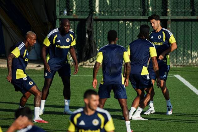 Belgian Romelu Lukaku pictured during his first training after the signing of his new contract with the Turkish Süper Lig team Fenerbahce SK in Istanbul, Turkey on Monday 17 August 2026. Lukaku signed a deal for one year, with the option to extend the contract. The Turkish team payed 6 million euro for the attacker, who made a transfer from the Italian SSC Napoli. BURAK BASTURK BurakxBasturk  x0864290342stx