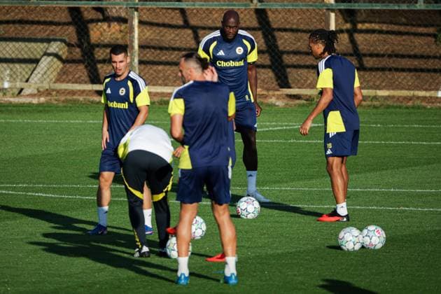 Belgian Romelu Lukaku pictured during his first training after the signing of his new contract with the Turkish Süper Lig team Fenerbahce SK in Istanbul, Turkey on Monday 17 August 2026. Lukaku signed a deal for one year, with the option to extend the contract. The Turkish team payed 6 million euro for the attacker, who made a transfer from the Italian SSC Napoli. BURAK BASTURK BurakxBasturk  x0864290411stx