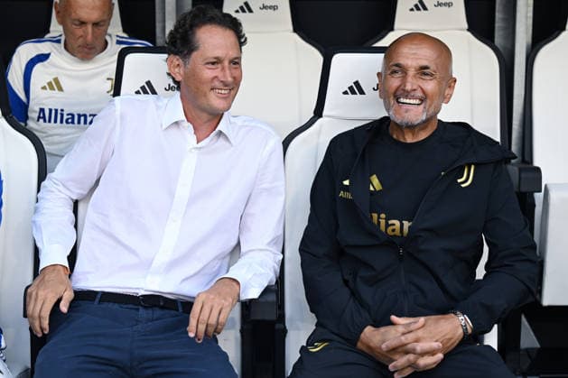 Db Torino 17 08 2026 - amichevole Juventus-Juventus Next Gen foto Daniele Buffa Image nella foto: Luciano Spalletti-John Elkann 