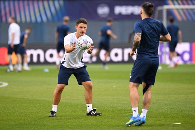 Viking press and training: UEFA Champions League play-offs Players of Viking FK during the training session at Maksimir Stadium on August 17, 2026. in Zagreb, Croatia ahead of the UEFA Champions League play-offs 1st leg match between GNK Dinamo Zagreb and Viking FK.  DavorxPuklavec PIXSELL