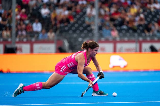 17.08.2026, BEL, Hockey, Frauen, FIH Weltmeisterschaft, Länderspiel, Deutschland vs Argentinien Linnea Weidemann ( Deutschland, 07 ) am Ball, Wavre Belfius Arena Wallonisch-Brabant Belgien *** August 17, 2026, BEL, Hockey, Women, FIH World Championship, International Match, Germany vs. Argentina, Linnea Weidemann (Germany), 07 on the ball, Wavre Belfius Arena, Walloon Brabant, Belgium Copyright: xNordphoto Memmlerx
