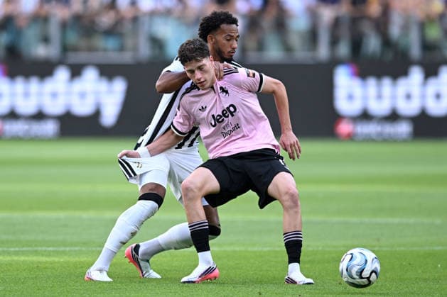 Db Torino 17 08 2026 - amichevole Juventus-Juventus Next Gen foto Daniele Buffa Image nella foto: Luca Amaradio-Lloyd Kelly 