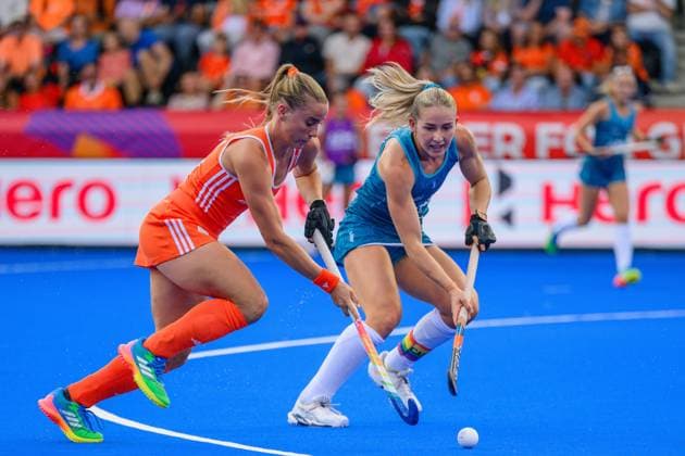 AMSTELVEEN, 17-08-2026, Wagener Stadion, FIH Hockey World Cup 2026 Women, 2026. Joosje Burg during the game Australia - Netherlands (women). Australia - Netherlands (women)  x205818698x Copyright: