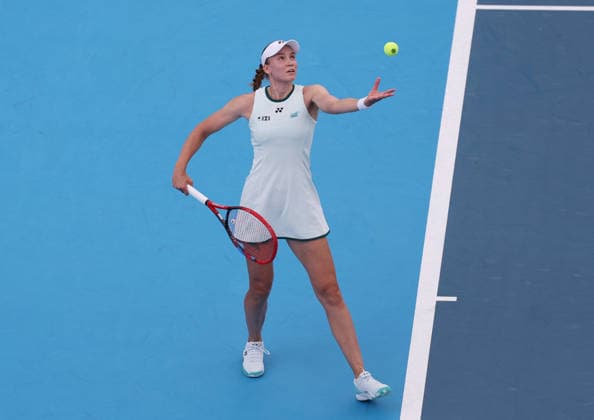 August 17, 2026, Mason, Ohio, USA: ELENA RYBAKINA of Kazakhstan during the match against M. Frechi of Poland in the third round of tennis tournament WTA, Tennis Damen 1000 Cincinnati Open in Mason, USA. Mason USA - ZUMAc278 20260817_zsp_c278_014 Copyright: xMarcinxCholewinskix