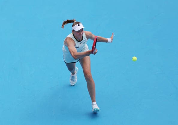 August 17, 2026, Mason, Ohio, USA: ELENA RYBAKINA of Kazakhstan during the match against M. Frechi of Poland in the third round of tennis tournament WTA, Tennis Damen 1000 Cincinnati Open in Mason, USA. Mason USA - ZUMAc278 20260817_zsp_c278_015 Copyright: xMarcinxCholewinskix