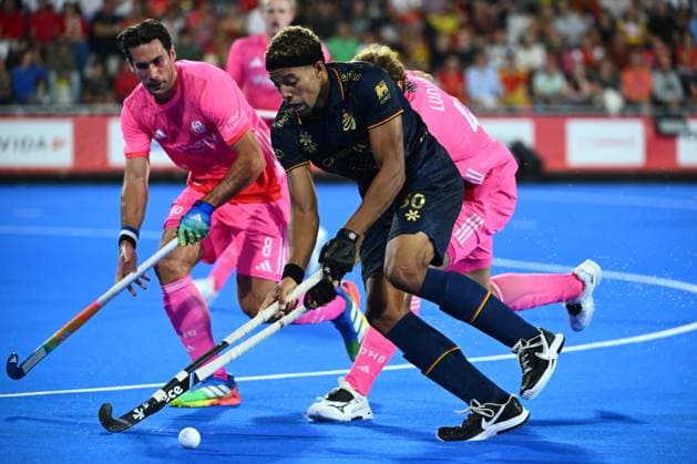 Germany v Belgium - FIH Hockey World Cup 2026 WAVRE, BELGIUM - AUGUST 17 : Hellin Guillaume of Belgium during the FIH Hockey World Cup 2026 M12 first phase group pool B match between Germany and Belgium on August 17, 2026 in Wavre, Belgium, 17 08 2026 Wavre Belgium  Copyright: xVincentxKalutx