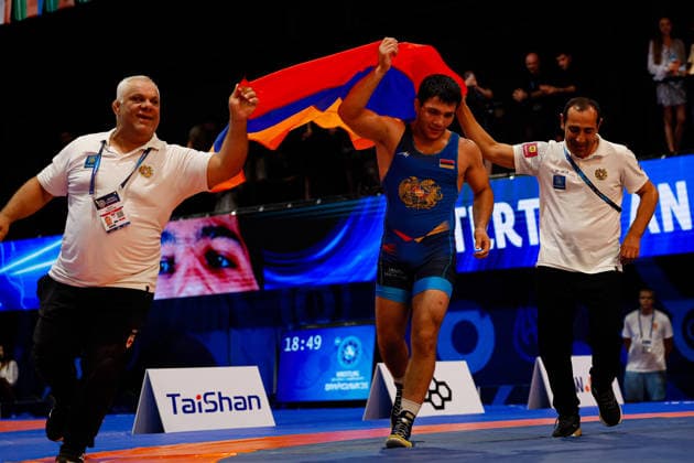 U20 World Championships 77kg GR - Samvel Terteryan (ARM) *** U20 World Championships, 77 kg Greco-Roman: Samvel Terteryan (ARM) Copyright: xKostadinxAndonovx