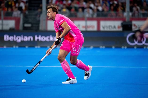 17.08.2026, BEL, Hockey, Herren, FIH Weltmeisterschaft, Länderspiel, Deutschland vs Belgien Moritz Ludwig ( Deutschland, 44 ) am Ball, Wavre Belfius Arena Wallonisch-Brabant Belgien *** August 17, 2026, BEL, Hockey, Men s, FIH World Championship, International Match, Germany vs. Belgium; Moritz Ludwig (Germany), No. 44 on the ball, Wavre Belfius Arena, Walloon Brabant, Belgium Copyright: xNordphoto Memmlerx