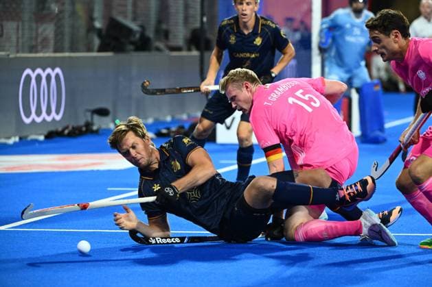 Germany v Belgium - FIH Hockey World Cup 2026 WAVRE, BELGIUM - AUGUST 17 : Boon Tom of Belgium during the FIH Hockey World Cup 2026 M12 first phase group pool B match between Germany and Belgium on August 17, 2026 in Wavre, Belgium, 17 08 2026 Wavre Belgium  Copyright: xVincentxKalutx