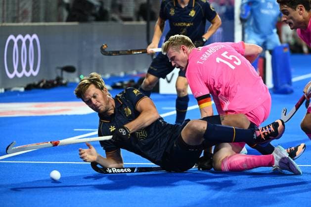 Germany v Belgium - FIH Hockey World Cup 2026 WAVRE, BELGIUM - AUGUST 17 : Boon Tom of Belgium during the FIH Hockey World Cup 2026 M12 first phase group pool B match between Germany and Belgium on August 17, 2026 in Wavre, Belgium, 17 08 2026 Wavre Belgium  Copyright: xVincentxKalutx