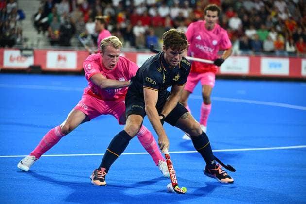 Germany v Belgium - FIH Hockey World Cup 2026 WAVRE, BELGIUM - AUGUST 17 : Boon Tom of Belgium during the FIH Hockey World Cup 2026 M12 first phase group pool B match between Germany and Belgium on August 17, 2026 in Wavre, Belgium, 17 08 2026 Wavre Belgium  Copyright: xVincentxKalutx