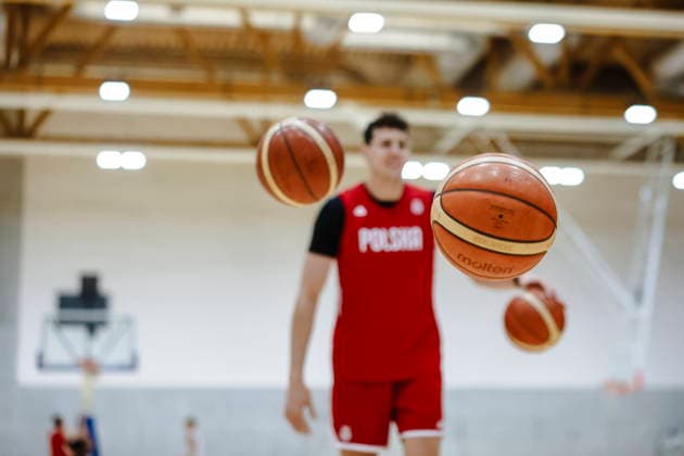 Krakow 17.08.2026 KOSZYKOWKA KOSZKADRA REPREZENTACJA POLSKI TRENING - - - BASKETBALL POLISH national team, Nationalteam PRACTICE PRACTISE NZ Szymon Zapala , FOT. WOJCIECH FIGURSKI 058SPORT.PL NEWSPIX.PL --- newspix.pl  FOT. WOJCIECH FIGURSKI 058SPORT.PL