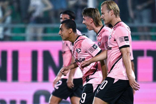 Ci Palermo 17 08 2026 - Coppa Italia Palermo-Lecce foto Carmelo Imbesi Image nella foto: esultanza gol Dominic Vavassori 