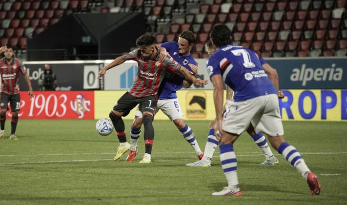 DAVID STUCKLER, calcio Cremonese Sampdoria , Bolzano 17 Agosto 2026. Lapresse Paolo Savio  Copyright: xPaoloxSaviox