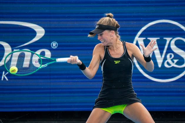 Cincinnati Open Third Round: Elena Rybakina Vs Magdalena Frech Magdalena Frech plays her third-round match against Elena Rybakina at the Cincinnati Open in Mason, Ohio, on August 17, 2026. Mason Ohio United States  Copyright: xJasonxWhitmanx originalFilename:whitman-cincinna260817_np78N.jpg