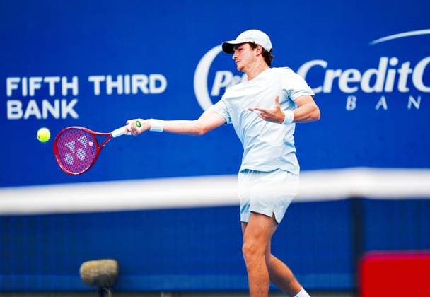 RECORD DATE NOT STATED Cincinnati Open 2026-Men s Singles. (SPO) Cincinnati Open 2026-Men s Singles. August 16, 2026, Ohiao, Cincinnati, USA: Joao Fonseca of Brazil defeat Botic Van de Zandschulp 6-4 7-6 during Men s Single round of 64 at Holcim stadium during Cincinnati Open which runs from August 11-24, 2026. Credit: Briant Mendez Thenews2(Foto: Briant Mendez Thenews2 imago images)  Copyright: xBriantxmendezx