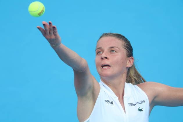 August 17, 2026, Mason, Oh, USA: Cincinnati Open Tennis 2026 - Maja Chwalinska hits a ball against Diana Shnaider. 2026 08 17. ZUMAPress Mason USA - ZUMAn24_ 20260817_zaf_n24_142 Copyright: xWallyxNellx
