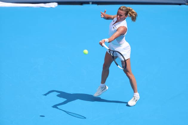 August 17, 2026, Mason, Oh, USA: Cincinnati Open Tennis 2026 - Maja Chwalinska hits a ball against Diana Shnaider. 2026 08 17. ZUMAPress Mason USA - ZUMAn24_ 20260817_zaf_n24_158 Copyright: xWallyxNellx