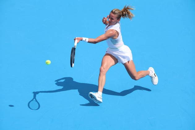 August 17, 2026, Mason, Oh, USA: Cincinnati Open Tennis 2026 - Maja Chwalinska hits a ball against Diana Shnaider. 2026 08 17. ZUMAPress Mason USA - ZUMAn24_ 20260817_zaf_n24_180 Copyright: xWallyxNellx