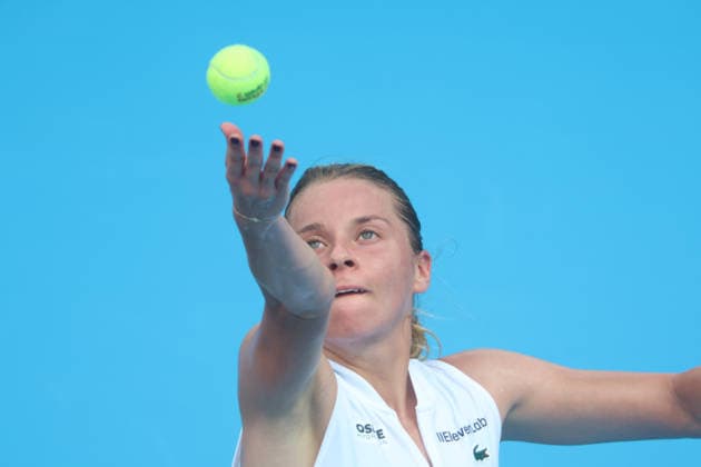 August 17, 2026, Mason, Oh, USA: Cincinnati Open Tennis 2026 - Maja Chwalinska hits a ball against Diana Shnaider. 2026 08 17. ZUMAPress Mason USA - ZUMAn24_ 20260817_zaf_n24_187 Copyright: xWallyxNellx