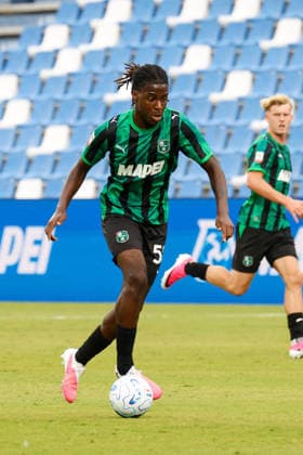 SOCCER - Coppa Italia - US Sassuolo vs. Cesena FC Photo by IPA ABACAPRESS.COM87583811 - Darryl Bakola (Sassuolo) during the US Sassuolo vs. Cesena FC Coppa Italia match in Reggio Emilia, Italy, on August 17, 2026 Reggio Emilia Italy  Copyright: xIPAxSport ABACAx
