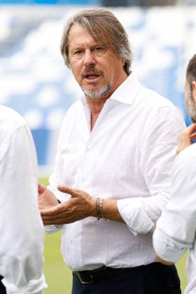 SOCCER - Coppa Italia - US Sassuolo vs. Cesena FC Photo by IPA ABACAPRESS.COM87583840 - Sassuolo s sporting director, Francesco Palmieri, during the US Sassuolo vs. Cesena FC Coppa Italia match in Reggio Emilia, Italy, on August 17, 2026 Reggio Emilia Italy  Copyright: xIPAxSport ABACAx