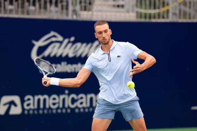 CANCUN COUNTRY OPEN 2026 CANCUN COUNTRY OPEN 2026 FELIPE MELIGENI VS LUCA PAVLOVIC 17082026 CANCUN, QUINTANA ROO. Action photo of Luca Pavlovic of France, during qualy game of the Cancun Country Open 2026 Tennis 125 Challenger tournament held at the Cancun Country Club of Cancun, Quintana Roo, Mexico. Foto de accion de Luca Pavlovic de Francia, durante juego clasificatorio del Cancun Country Open 2026 ATP, Tennis Herren 125 Challenger que se celebra en el Cancun Country Club de Cancun, Quintana Roo, Mexico. PHOTO BY IMAGENSHOP AGENCIA FOTOGRAFICA CANCUN QUINTANA ROO MEXICO *** CANCUN COUNTRY OPEN 2026 CANCUN COUNTRY OPEN 2026 FELIPE MELIGENI VS LUCA PAVLOVIC 08 17 2026 CANCUN, QUINTANA ROO Action photo of Luca Pavlovic of France during a qualifying match at the 2026 Cancun Country Open ATP 125 Challenger tennis tournament held at the Cancun Country Club in Cancun, Quintana Roo, Mexico Action photo of Luca Pavlovic of France, during a qualifying match at the 2026 Cancun Country Open ATP 125 Challenger, held at the Cancun Country Club in Cancun, Quintana Roo, Mexico. PHOTO BY IMAGENSHOP PHOTO AGENCY CANCUN, QUINTANA ROO, MEXICO Copyright: xIMAGENSHOPxAGENCIAxFOTOGRAFICAx