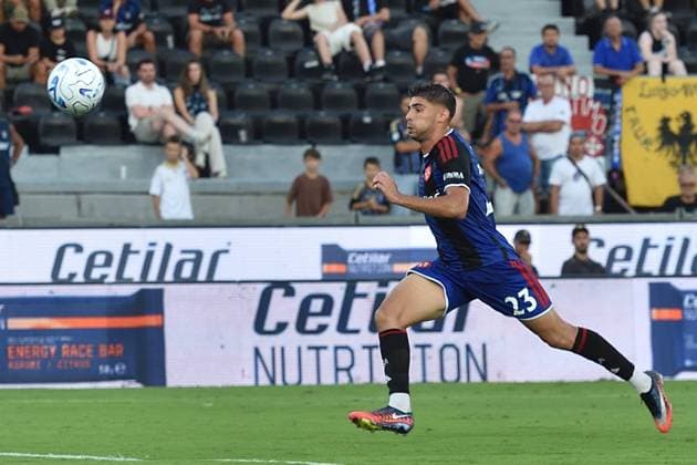 IPA87584114 - Tommaso Marras (Pisa) during the Pisa SC vs. Empoli FC Italian Coppa Italia soccer match in Pisa, Italy, on August 17, 2026  Copyright: xGabrielexMasotti IPAxSportx xx 87584114