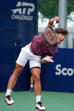 CANCUN COUNTRY OPEN 2026 CANCUN COUNTRY OPEN 2026 DARWIN BLANCH VS HUGO GRENIER 17082026 CANCUN, QUINTANA ROO. Action photo of Darwin Blanch of the United States, during qualy game of the Cancun Country Open 2026 Tennis 125 Challenger tournament held at the Cancun Country Club of Cancun, Quintana Roo, Mexico. Foto de accion de Darwin Blanch de Estados Unidos, durante juego clasificatorio del Cancun Country Open 2026 ATP, Tennis Herren 125 Challenger que se celebra en el Cancun Country Club de Cancun, Quintana Roo, Mexico. PHOTO BY IMAGENSHOP AGENCIA FOTOGRAFICA CANCUN QUINTANA ROO MEXICO *** CANCUN COUNTRY OPEN 2026 CANCUN COUNTRY OPEN 2026 DARWIN BLANCH VS HUGO GRENIER 08 17 2026 CANCUN, QUINTANA ROO Action photo of Darwin Blanch of the United States during a qualifying match at the 2026 Cancun Country Open Tennis 125 Challenger tournament held at the Cancun Country Club in Cancun, Quintana Roo, Mexico Action photo of Darwin Blanch of the United States, during a qualifying match at the 2026 Cancun Country Open ATP 125 Challenger, held at the Cancun Country Club in Cancun, Quintana Roo, Mexico. PHOTO BY IMAGENSHOP PHOTO AGENCY CANCUN, QUINTANA ROO, MEXICO Copyright: xIMAGENSHOPxAGENCIAxFOTOGRAFICAx