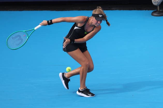 August 17, 2026, Mason, Oh, USA: Cincinnati Open Tennis 2026 - Magdalena Frech hits a ball against Elena Rybakina. 2026 08 17. Cincinnati Open Tennis 2026  - ZUMAn24_ 20260817_zaf_n24_214 Copyright: xWallyxNellx