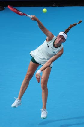 August 17, 2026, Mason, Oh, USA: Cincinnati Open Tennis 2026 - Elena Rybakina hits a ball against Magdalena Frech. 2026 08 17. Cincinnati Open Tennis 2026  - ZUMAn24_ 20260817_zaf_n24_230 Copyright: xWallyxNellx