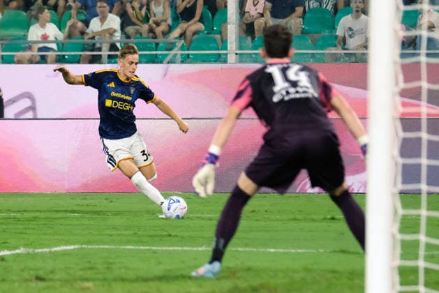 SOCCER - Coppa Italia - Palermo FC vs. US Lecce Photo by IPA ABACAPRESS.COM87584505 - Palermo, Italy, August 17, 2026. Renzo Barbera Stadium, Palermo vs. Lecce, a match in the 32nd round of the 2026–2027 Italian Cup. Pictured: Hjalte Larke (US Lecce) Palermo Italy  Copyright: xIPAxSport ABACAx