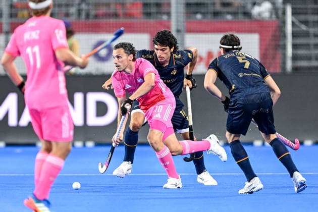 Hockey World Cup Belgium & The Netherlands 2026 - Men - Germany vs Belgium Johannes Große (10) of Germany pictured during a hockey game between Germany and Belgium ( called the Red Lions ) , the second (out of three) matches during the group stage of the men 2026 Hockey World Cup , on Monday 17 August 2026 in Wavre , Belgium . PHOTO SPORTPIX Stijn Audooren Wavre Belfius Hockey Arena Waals-Brabant Belgium  Copyright: xSportpix.bex xStijnxAudoorenxStijnxAudoorenx