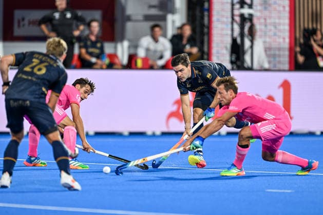 Hockey World Cup Belgium & The Netherlands 2026 - Men - Germany vs Belgium pictured during a hockey game between Germany and Belgium ( called the Red Lions ) , the second (out of three) matches during the group stage of the men 2026 Hockey World Cup , on Monday 17 August 2026 in Wavre , Belgium . PHOTO SPORTPIX Stijn Audooren Wavre Belfius Hockey Arena Waals-Brabant Belgium  Copyright: xSportpix.bex xStijnxAudoorenxStijnxAudoorenx