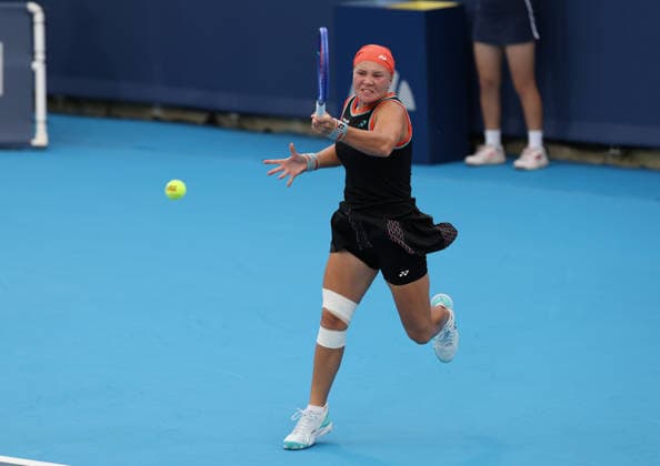 August 17, 2026, Mason, Ohio, USA: DIANA SHNAIDER during the match against M. Chwalinska of Poland in the third round of tennis tournament WTA, Tennis Damen 1000 Cincinnati Open in Mason, USA. Shnaider won 6:2, 7:6 Mason USA - ZUMAc278 20260817_zsp_c278_054 Copyright: xMarcinxCholewinskix