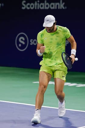 CANCUN COUNTRY OPEN 2026 CANCUN COUNTRY OPEN 2026 FELIX BALSHAW VS ALEJANDRO MORO CANAS 17082026 CANCUN, QUINTANA ROO. Action photo of Alejandro Moro of Spain, during qualy game of the Cancun Country Open 2026 Tennis 125 Challenger tournament held at the Cancun Country Club of Cancun, Quintana Roo, Mexico. Foto de accion de Alejandro Moro de Espana, durante juego clasificatorio del Cancun Country Open 2026 ATP, Tennis Herren 125 Challenger que se celebra en el Cancun Country Club de Cancun, Quintana Roo, Mexico. PHOTO BY IMAGENSHOP AGENCIA FOTOGRAFICA CANCUN QUINTANA ROO MEXICO *** CANCUN COUNTRY OPEN 2026 CANCUN COUNTRY OPEN 2026 FELIX BALSHAW VS ALEJANDRO MORO CANAS 08 17 2026 CANCUN, QUINTANA ROO Action photo of Alejandro Moro of Spain during a qualifying match at the 2026 Cancun Country Open ATP 125 Challenger tennis tournament held at the Cancun Country Club in Cancun, Quintana Roo, Mexico Action photo of Alejandro Moro of Spain, during a qualifying match at the 2026 Cancun Country Open ATP 125 Challenger, held at the Cancun Country Club in Cancun, Quintana Roo, Mexico. PHOTO BY IMAGENSHOP PHOTO AGENCY CANCUN, QUINTANA ROO, MEXICO Copyright: xIMAGENSHOPxAGENCIAxFOTOGRAFICAx