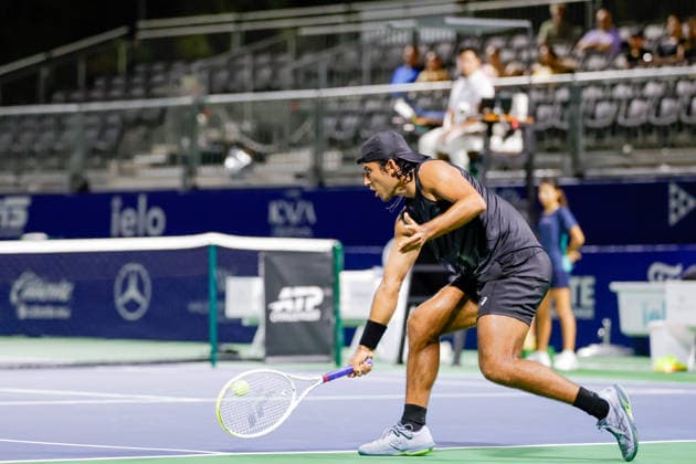 CANCUN COUNTRY OPEN 2026 CANCUN COUNTRY OPEN 2026 DAVID JORDA VS ALAN MAGADAN 17082026 CANCUN, QUINTANA ROO. Action photo of Alan Magadan of Mexico, during qualy game of the Cancun Country Open 2026 Tennis 125 Challenger tournament held at the Cancun Country Club of Cancun, Quintana Roo, Mexico. Foto de accion de Alan Magadan de Mexico, durante juego clasificatorio del Cancun Country Open 2026 ATP, Tennis Herren 125 Challenger que se celebra en el Cancun Country Club de Cancun, Quintana Roo, Mexico. PHOTO BY IMAGENSHOP AGENCIA FOTOGRAFICA CANCUN QUINTANA ROO MEXICO *** CANCUN COUNTRY OPEN 2026 CANCUN COUNTRY OPEN 2026 DAVID JORDA VS ALAN MAGADAN 08 17 2026 CANCUN, QUINTANA ROO Action photo of Alan Magadan of Mexico during a qualifying match at the 2026 Cancun Country Open ATP 125 Challenger tennis tournament held at the Cancun Country Club in Cancun, Quintana Roo, Mexico Action photo of Alan Magadan of Mexico, during a qualifying match at the 2026 Cancun Country Open ATP 125 Challenger, held at the Cancun Country Club in Cancun, Quintana Roo, Mexico. PHOTO BY IMAGENSHOP PHOTO AGENCY, CANCUN, QUINTANA ROO, MEXICO Copyright: xIMAGENSHOPxAGENCIAxFOTOGRAFICAx