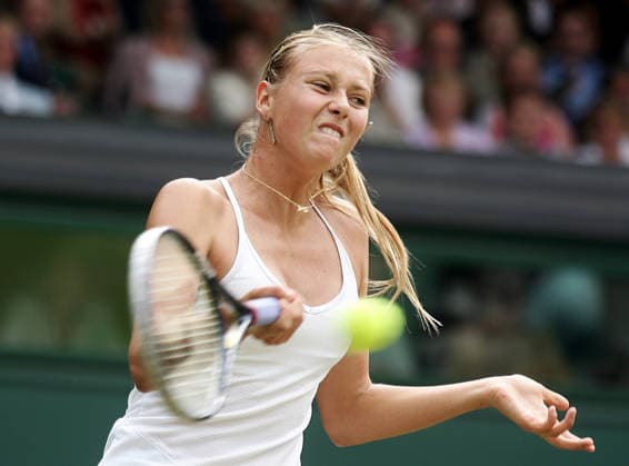 Tennis, Wimbledon: Maria Sharapova Wimbledon England *** Tennis, Wimbledon, Maria Sharapova, Wimbledon, England  Copyright: xArnexForsellx