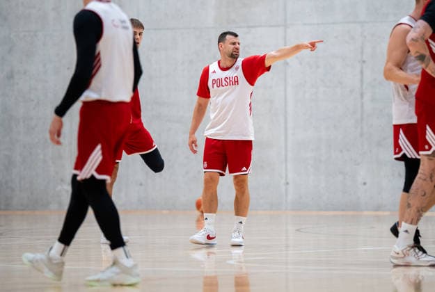 Poland National Basketball Team Training. Kamil Laczynski is seen during training of the Polish National Basketball Team before the FIBA Basketball World Cup 2027 European Qualifiers games in Krakow, Poland, on August 17, 2026. Krakow Poland  Copyright: xMarcinxGolbax originalFilename:golba-polandna260817_npqDQ.jpg
