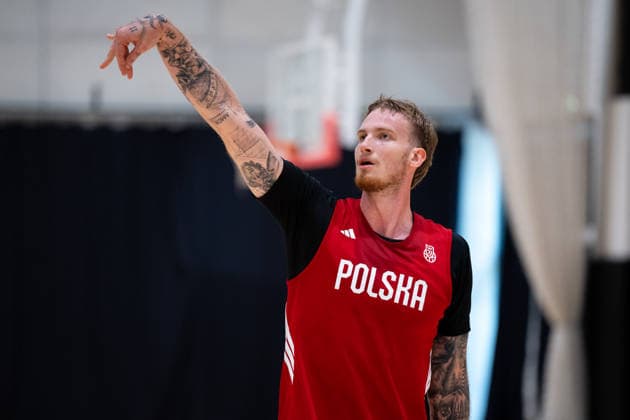 Poland National Basketball Team Training. Aleksander Balcerowski is seen during training of the Polish National Basketball Team before the FIBA Basketball World Cup 2027 European Qualifiers games in Krakow, Poland, on August 17, 2026. Krakow Poland  Copyright: xMarcinxGolbax originalFilename:golba-polandna260817_npcYL.jpg