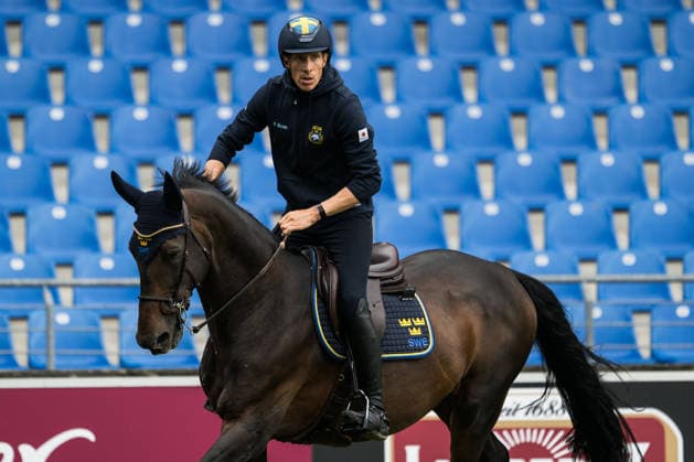 260818 Henrik von Eckermann of Sweden with horse Minute Man during training on day 8 of the 2026 FEI World Championships on August 18, 2026 in Aachen. Photo: Emma Wallskog BILDBYRAN kod EW EW0690 ridsport equestrian rid-vm 2026 2026 fei world championships bbeng ridsport-vm hoppning jumpingsverige sweden *** August 18, 2026: Henrik von Eckermann of Sweden with his horse Minute Man during training on day 8 of the 2026 FEI World Championships on August 18, 2026 in Aachen. Photo by Emma Wallskog, BILDBYRAN code EW EW0690. equestrian sports, 2026 World Championships, 2026 FEI World Championships, BBENG, equestrian sports, World Championships, show jumping, Sweden  Copyright: EMMAxWALLSKOG BB260818EW015