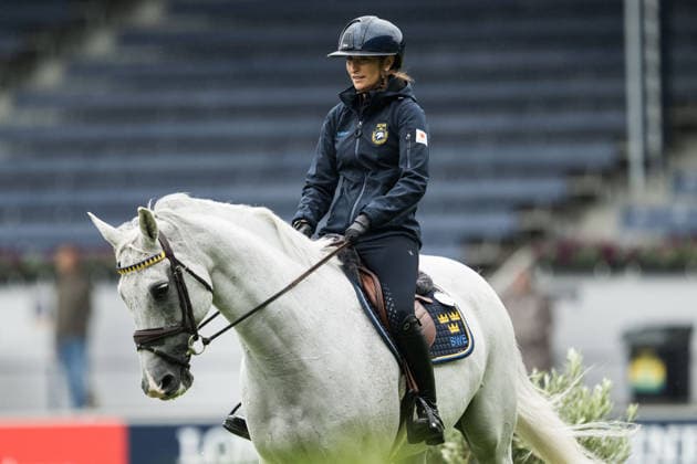 260818 Wilma McMahon of Sweden with horse Cicci during training on day 8 of the 2026 FEI World Championships on August 18, 2026 in Aachen. Photo: Emma Wallskog BILDBYRAN kod EW EW0690 ridsport equestrian rid-vm 2026 2026 fei world championships bbeng ridsport-vm hoppning jumpingsverige sweden *** August 18, 2026: Wilma McMahon of Sweden with her horse Cicci during training on day 8 of the 2026 FEI World Championships on August 18, 2026 in Aachen. Photo by Emma Wallskog. BILDBYRAN code EW EW0690 equestrian sports, 2026 World Championships, 2026 FEI World Championships, BBENG, equestrian sports, World Championships, show jumping, Sweden  Copyright: EMMAxWALLSKOG BB260818EW021