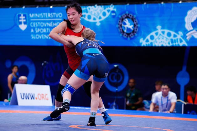 U20 World Championships 50kg WW - Rita Eerika Rantonen (FIN) df. Yerin Choi (KOR) *** U20 World Championships, 50kg Open Weight: Rita Eerika Rantonen (FIN) def. Yerin Choi (KOR) Copyright: xKostadinxAndonovx
