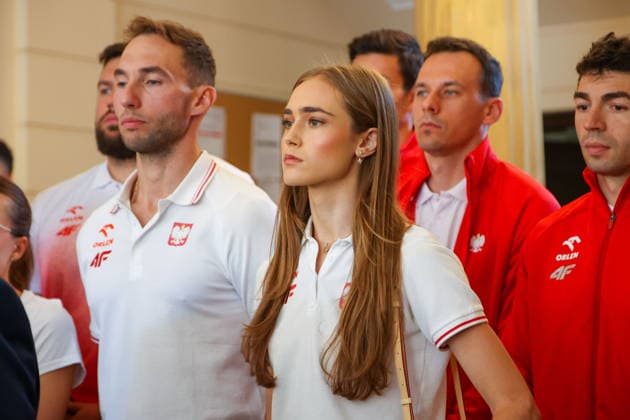 WARSZAWA 18.08.2026 SPOTKANIE MINISTRA SPORTU I TURYSTYKI Z MEDALISTAMI MISTRZOSTW EUROPY W LEKKOATLETYCE 2026 --- MINISTRY OF AND TOURISM AND POLISH MEDALISTS OF EUROPEAN ATHLETICS CHAMPIONSHIPS 2026 - PRESS CONFERNCE IN WARSAW MARCIN KRUKOWSKI ANSTAZJA KUS FOT. ANNA KLEPACZKO FOTOPYK NEWSPIX.PL --- newspix.pl POLAND OUT! 