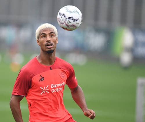 18.08.2026, xophax, Fussball 1.Bundesliga, Bayer 04 Leverkusen , Training , Saison 2026 2027. Loic Bade ( Bayer Leverkusen ) Leverkusen *** August 18, 2026, xophax, Soccer, Bundesliga 1, Bayer 04 Leverkusen, Practice, 2026–2027 Season, Loic Bade, Bayer Leverkusen, Leverkusen