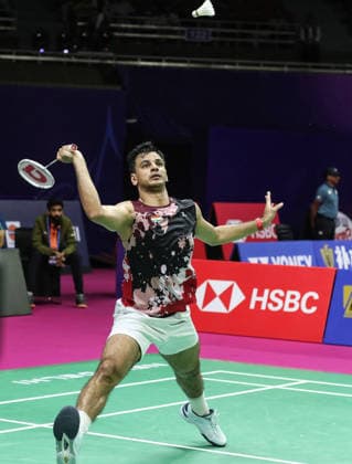 RECORD DATE NOT STATED BWF Badminton World Championships: India vs Canada New Delhi, Aug 18 (ANI): India s Rohan Kapoor in action against Canada s Jonathan Bing Tsan Lai and Crystal Lai in the mixed doubles category during the BWF Badminton World Championships at Indira Gandhi Indoor Stadium, in New Delhi on Tuesday. New Delhi Delhi India Copyright: xANIx ANI_20260818036