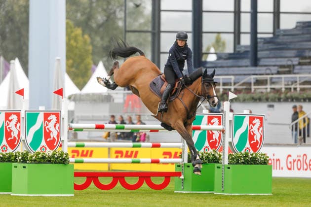 AACHEN - FEI World Championships 2026, AACHEN - FEI World Championships 2026 HINNERS Sophie (GER), Iron Dames Singclair FEI Jumping World Championship, WM, Weltmeisterschaft Familiarization Aachen, Reitstadion Soers 18. August 2026 - *** AACHEN FEI World Championships 2026, AACHEN FEI World Championships 2026 HINNERS Sophie GER, Iron Dames Singclair FEI Jumping World Championship Familiarization Aachen, Soers Equestrian Stadium, August 18, 2026