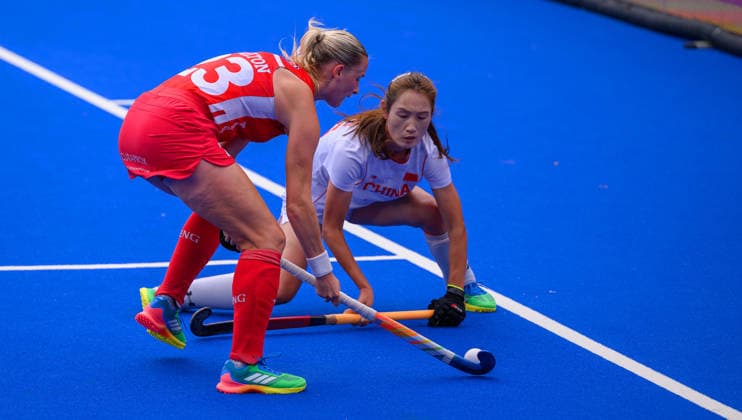 Hockey World Cup Day Four Sophie Hamilton in action against China during the Pool D match in the 2026 FIH Hockey World Cup at Wagener Stadium, Amstelveen 18 08 2026 UK Newspapers OUT Copyright: xGraemexWilcocksonx FIL-23793-0028
