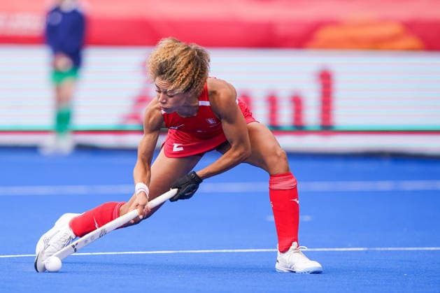 2026-08-18 England v China - FIH Hockey World Cup AMSTELVEEN, NETHERLANDS - AUGUST 18: Darcy Bourne of England during the FIH Hockey World Cup match between England and China at Wagener Stadion on August 18, 2026 in Amstelveen, Netherlands. Amstelveen Wagener Stadion Netherlands Content not available for redistribution in The Netherlands directly or indirectly through any third parties. Copyright: xAndrexWeeningx